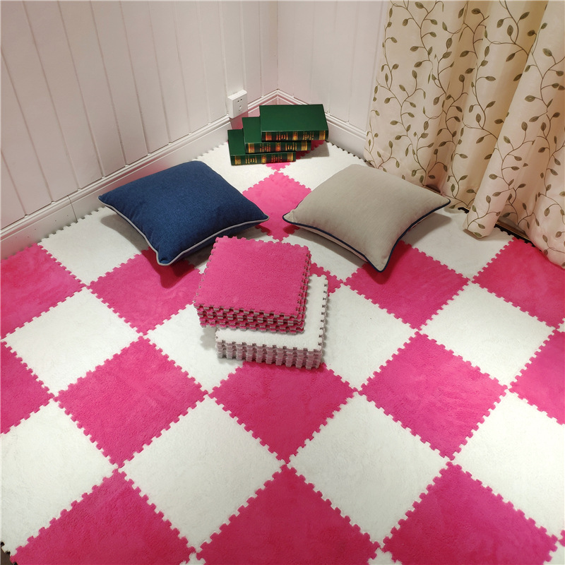 Luxury Carpet Eva Velvet Foam Baby Puzzle Play Mats (10pc)