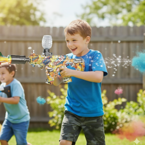 Gel Blaster Gun With Fire & Smock light Effacts