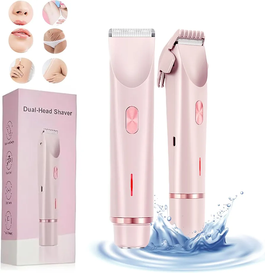 Dual-Head Bikini Trimmer for Women 2-in