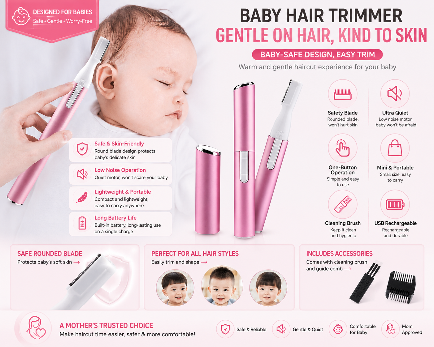 Women's Eyebrow & Baby Hair Trimmer