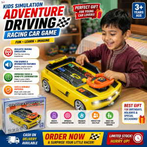Kids Simulation Adventure Driving Racing Car Game