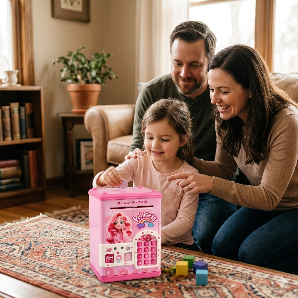 Lovely Princess Money Saving ATM Bank