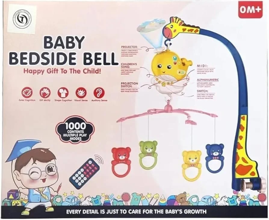 Baby's Musical Hanging Rotating Rattle With Projector - Variation-2