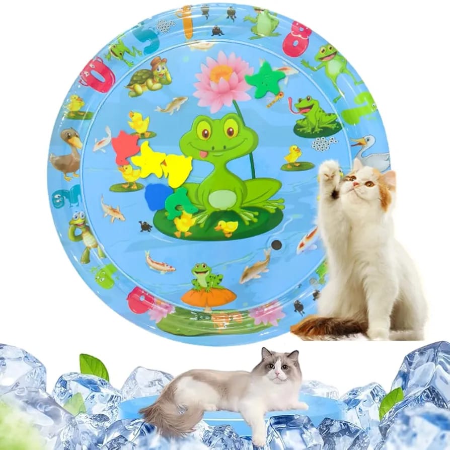 100*100cm Tummy Time Baby Water Mat Baby - 65*65cm
