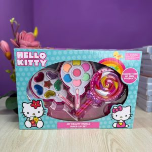 Princess Make-Up Toy Set Lollipop Shaped Beauty Travel Pretend Cosmetic