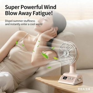 Vintage Mini Desktop Fan