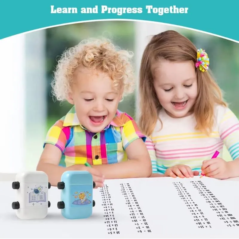 2 in 1 Math Stamp Addition Subtraction Practice Stamps Within 100 Dual Head Teaching Stamps Learning Toy