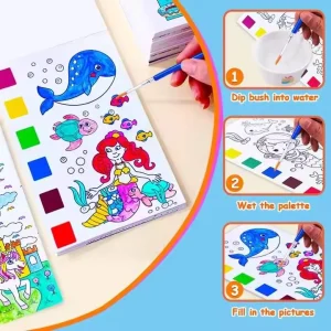 Watercolor Painting Book Early Education Graffiti Toys