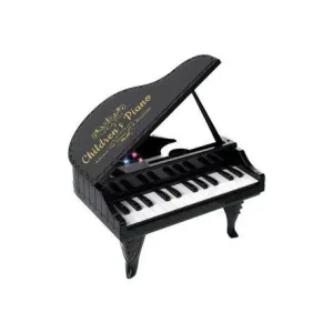 Hot Selling 24-Keys Multi-Functional Music Piano Toy Educational Plastic Keyboard Toy for Kids - Black