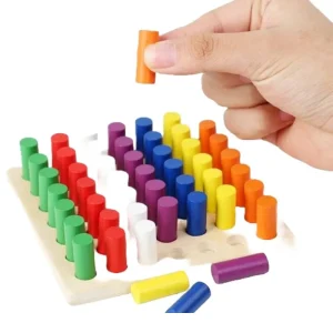 Educational Wooden Colour Sorting Stack