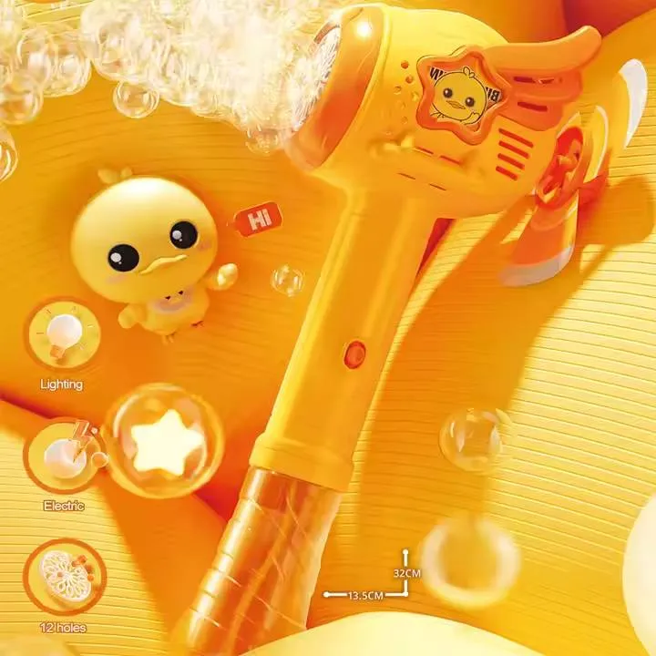Fully Automatic Bubble Wand Stick with Fans Bubble Machine Children's Toys