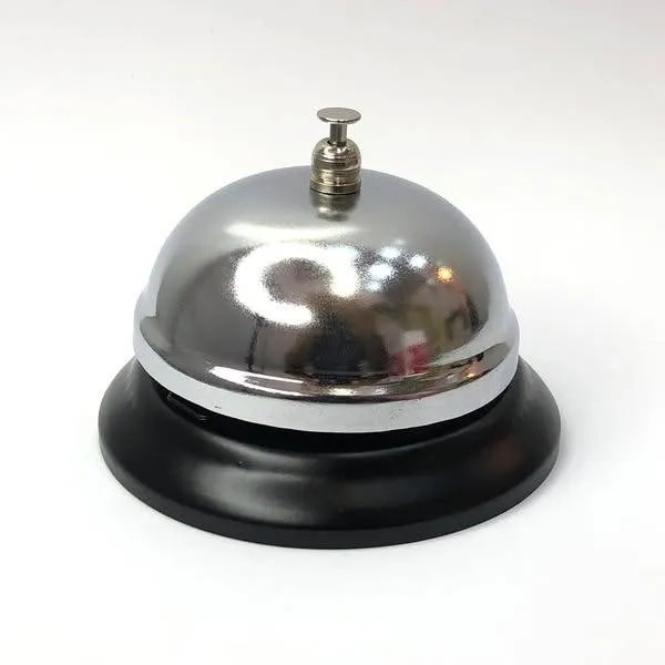 DingLi Call Bell DL85200 – Chrome Alloy Desk Bell