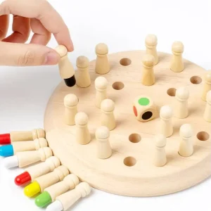New Kids Wooden Memory Match Stick Chess Game