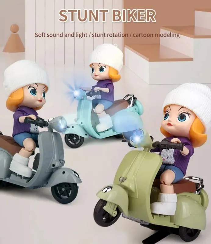Musical Lady Motor Scooter Toy
