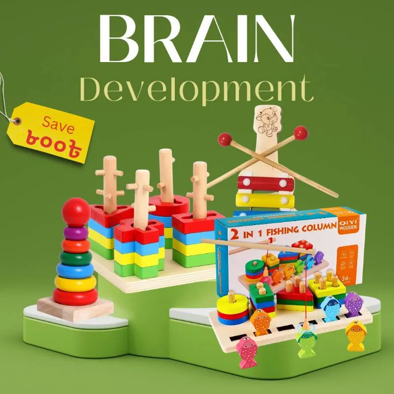 4 in 1 Brain Development Combo Package