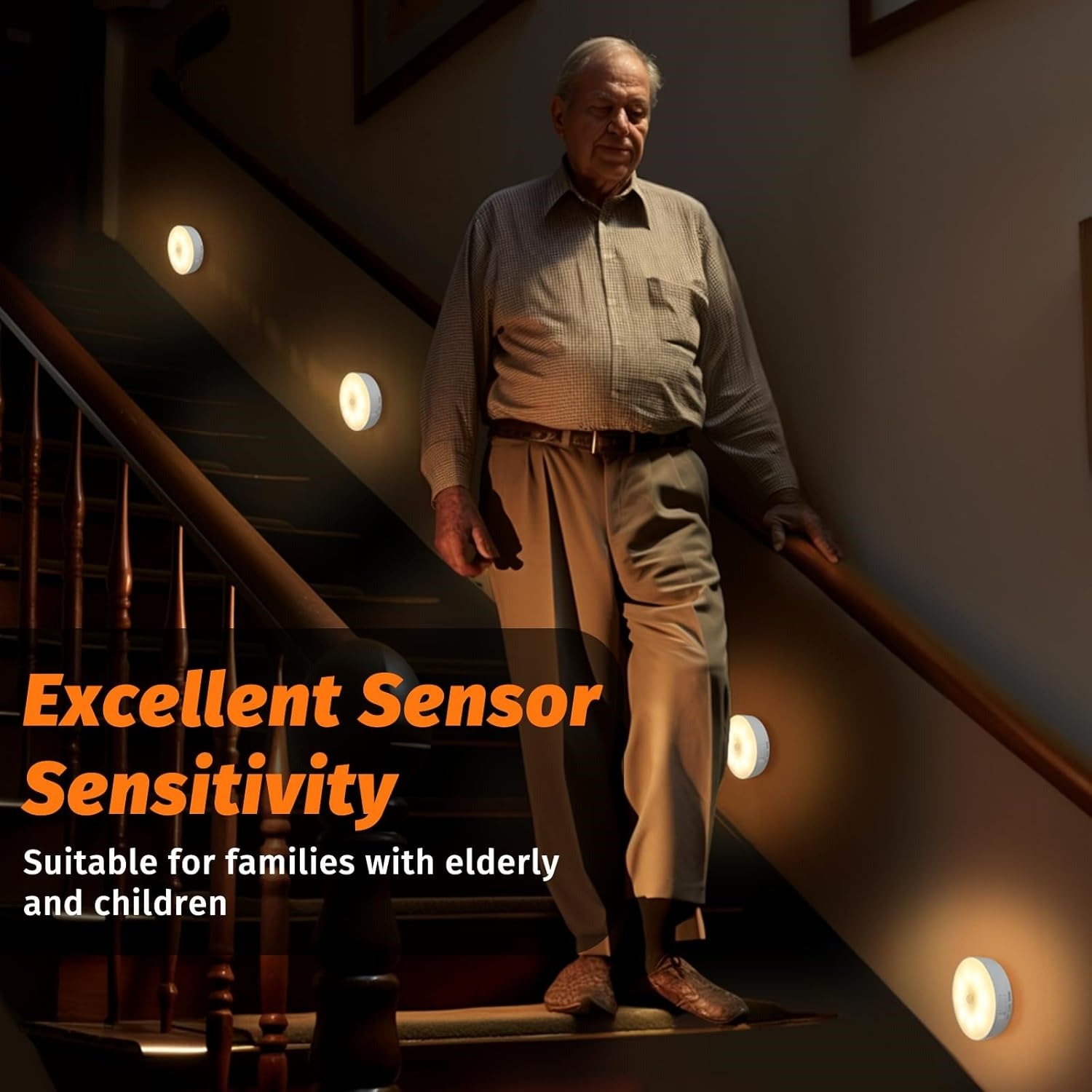 Rechargeable Motion Sensor Light (2pc)