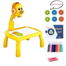 Mini LED Projector Art Drawing Table Toy