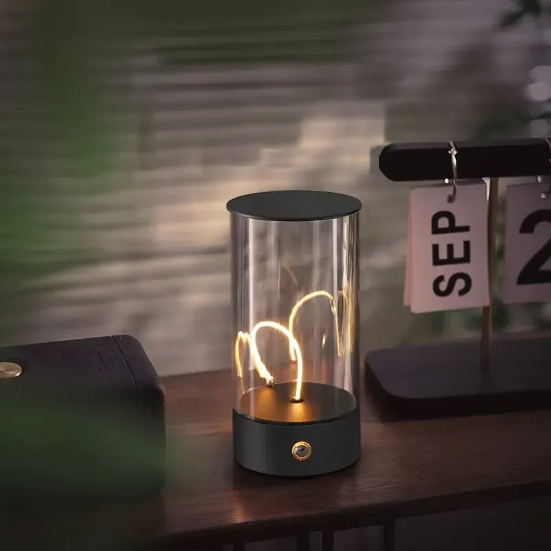Creative Minimalist Magnetic Lamp LED Touch Control Desk Lamp Rechargeable