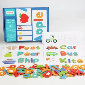 Wooden Letter Spelling Puzzle Toy