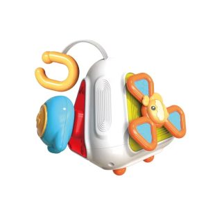 Baby Activity Toy Cube with Hanging Hook, Spinning Gears & Sensory Play Features
