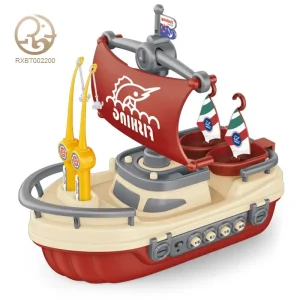 3-in-1 Musical Fishing Boat Toy for Kids