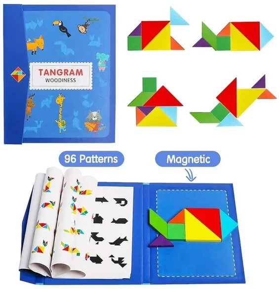 Magnetic Puzzle Book – Early Learning Toy - Small