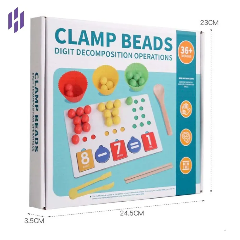Clamp Beads – Digit Decomposition Operations – Toyz Fun