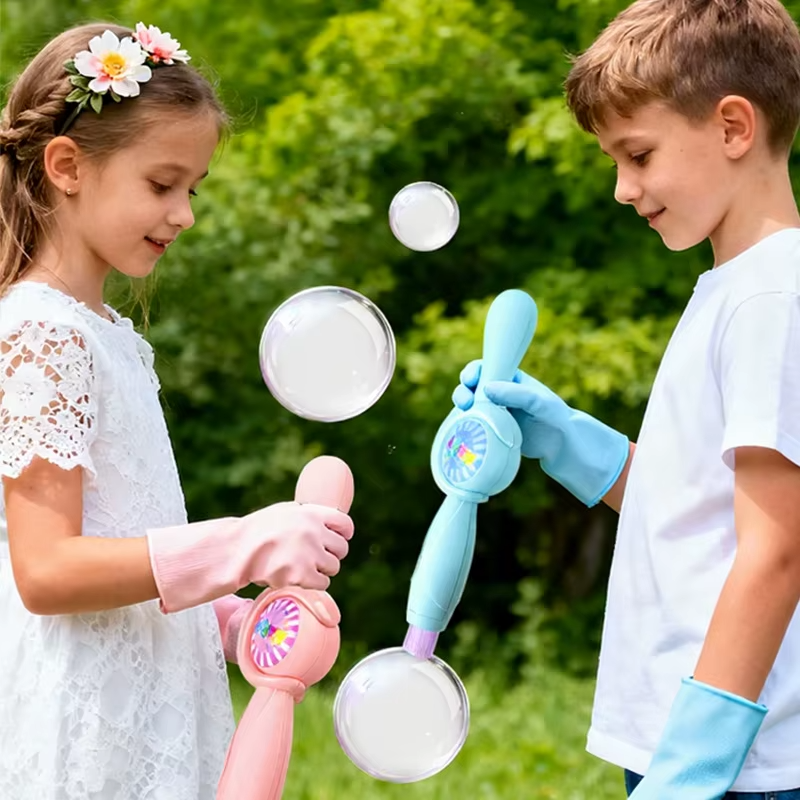Colorful Infinite Smoke Bubble Machine with Colorful Lighting