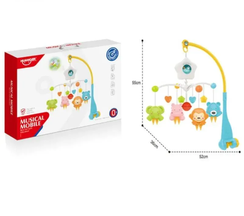 Baby's Musical Hanging Rotating Rattle With Projector - Variation-1