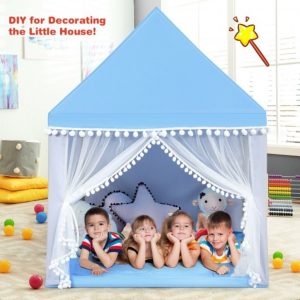 Princess Castle Indoor Playhouse with 24pcs soft ball
