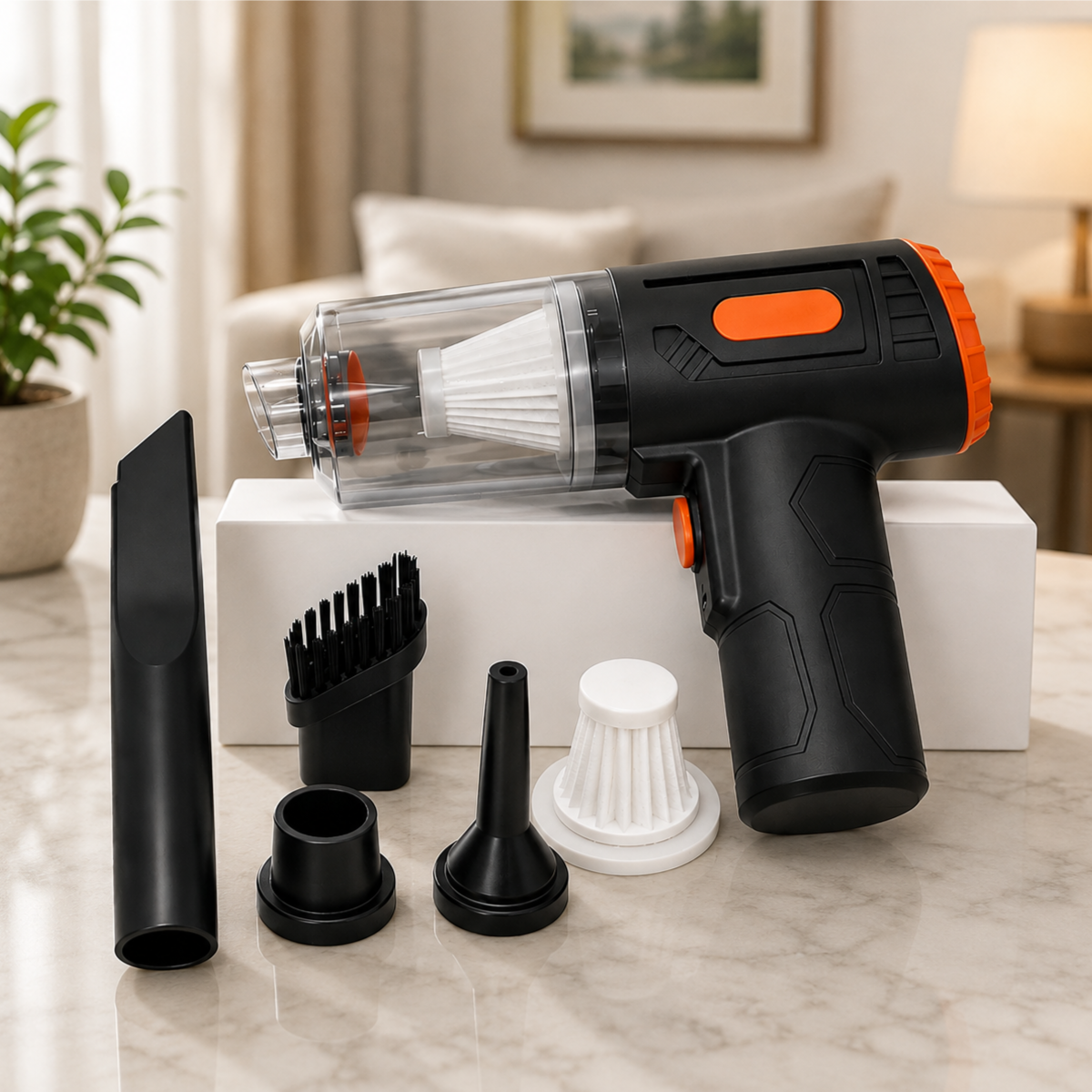 4 In 1 Multifunctional Car Vacuum Cleaner (YT-M2050)