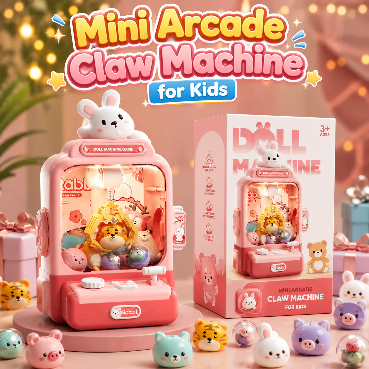 Rabbit Claw Machine for Kids