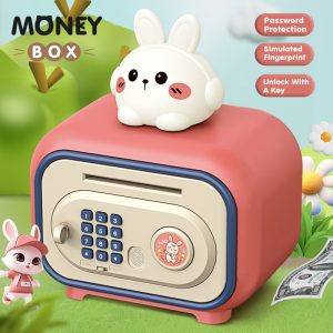 Electronic password lock ATM money saving box