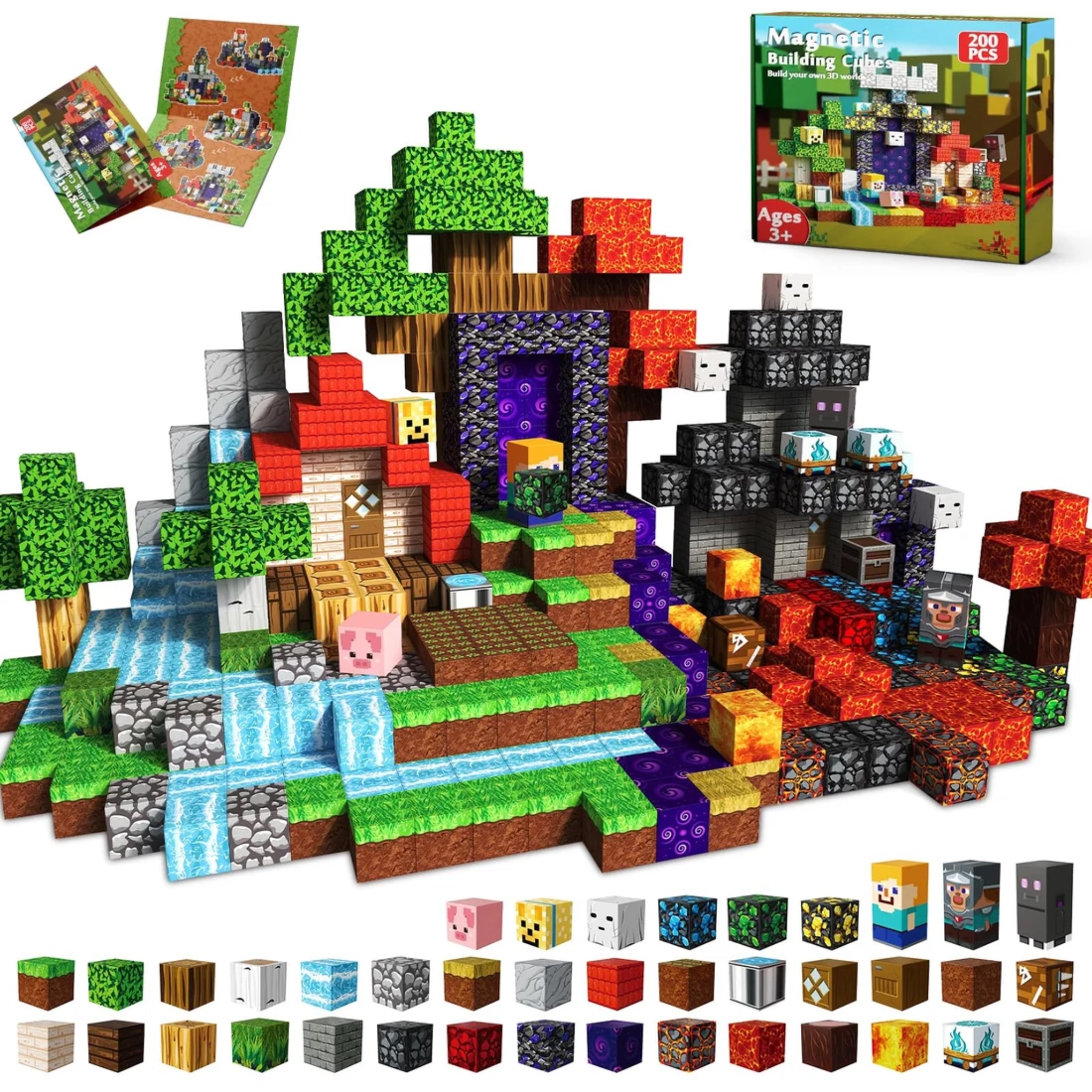 Creative Magnetic Building Blocks (200pcs)