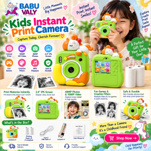 Premium Children's Print Camera