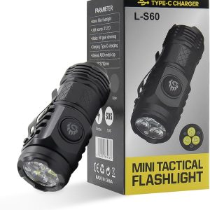 Rechargeable Mini Flash And Torch Light - PLASTIC