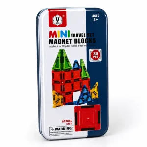 (30pcs) Educational Magnetic Building Tiles Toy Set