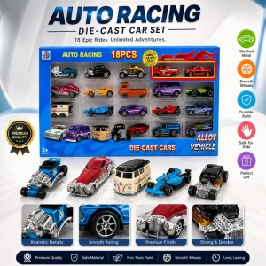 Hot Wheels Metal Body Mini Racing Car Set(18pcs)