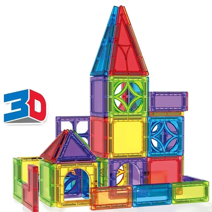 3D Educational Magnetic Strong Tiles (42pcs)