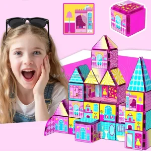 Magnetic Tiles 48PCS Magnetic Building Blocks